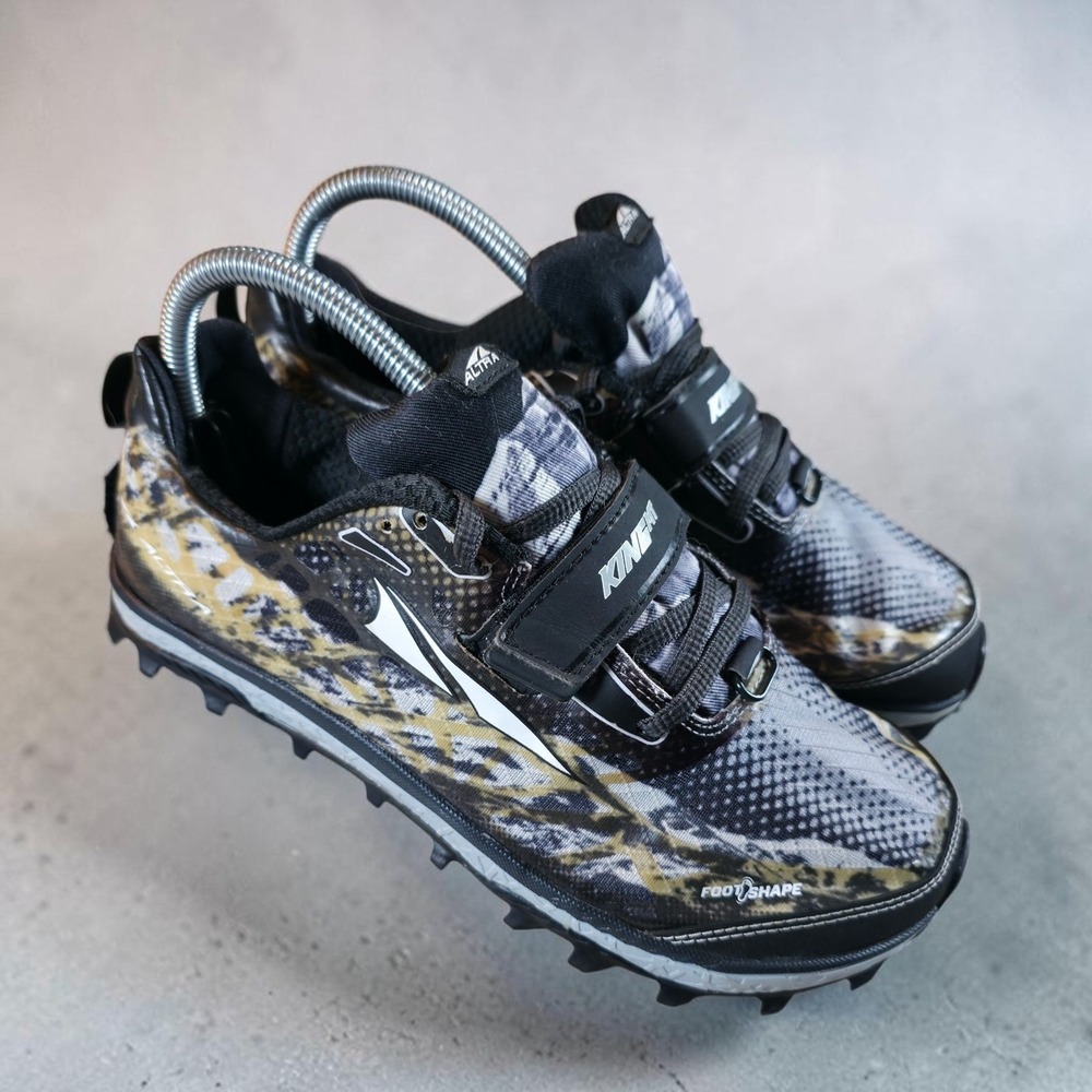 Altra King MT 1.5 Womens 8.5 Black Gray Hiking Trail Running Walking Shoes